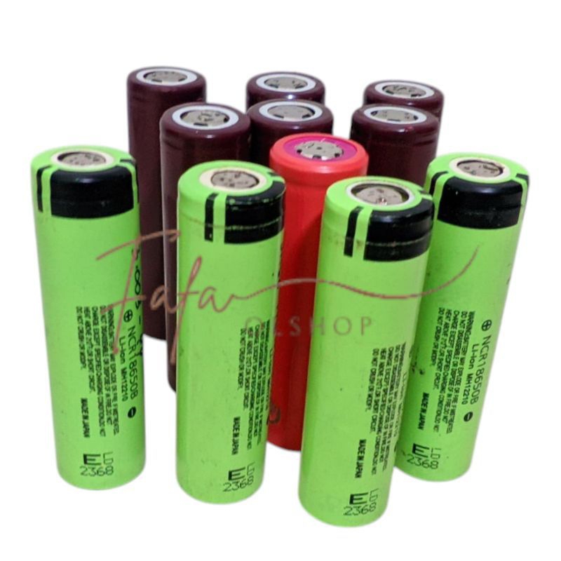Baterai Batrei Cell Lithium Li-ion 18650 2800mAh Bekas Second