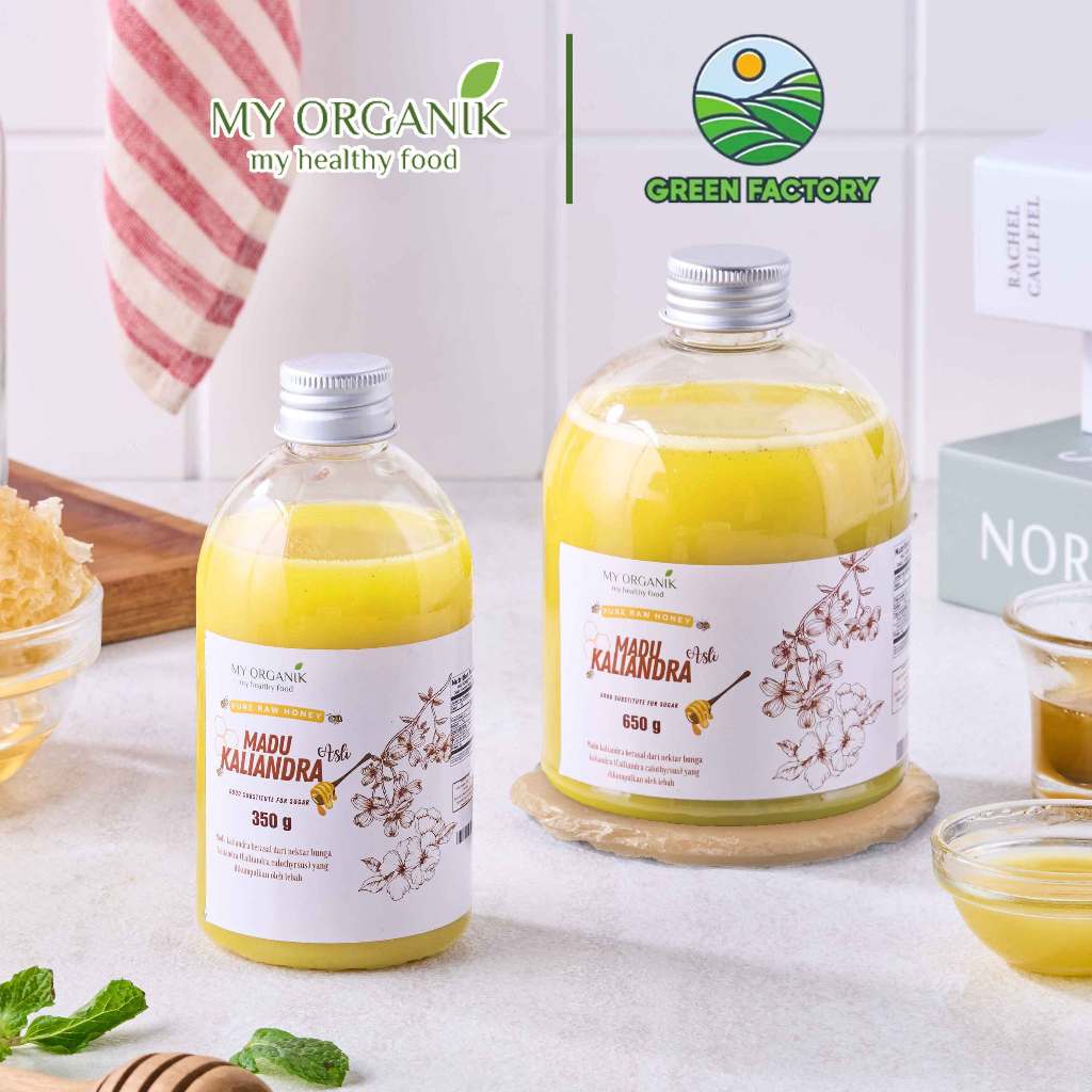 

My Organik Madu Kaliandra Pure Raw Honey Murni Asli High Premium Original 650gr