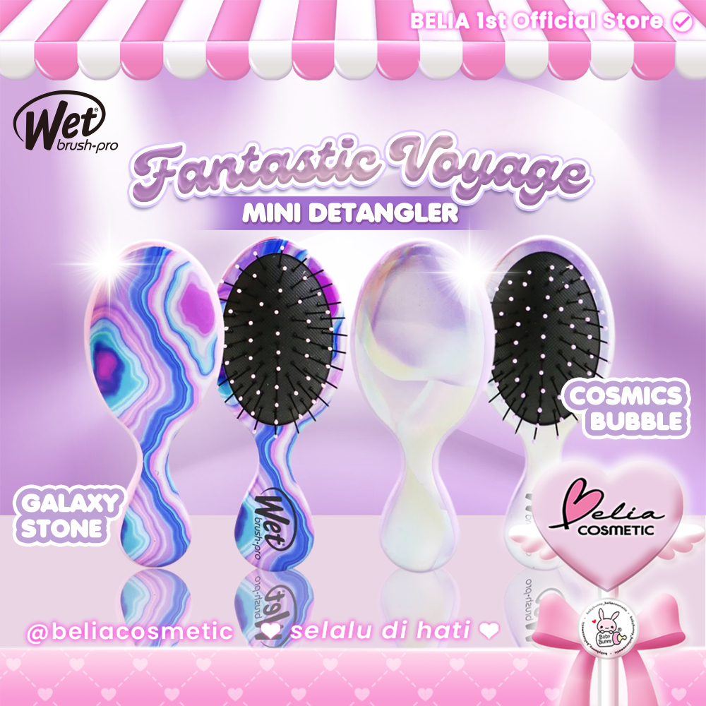 ❤ BELIA ❤ WET BRUSH Mini Fantastic Voyage | Sisir Premium