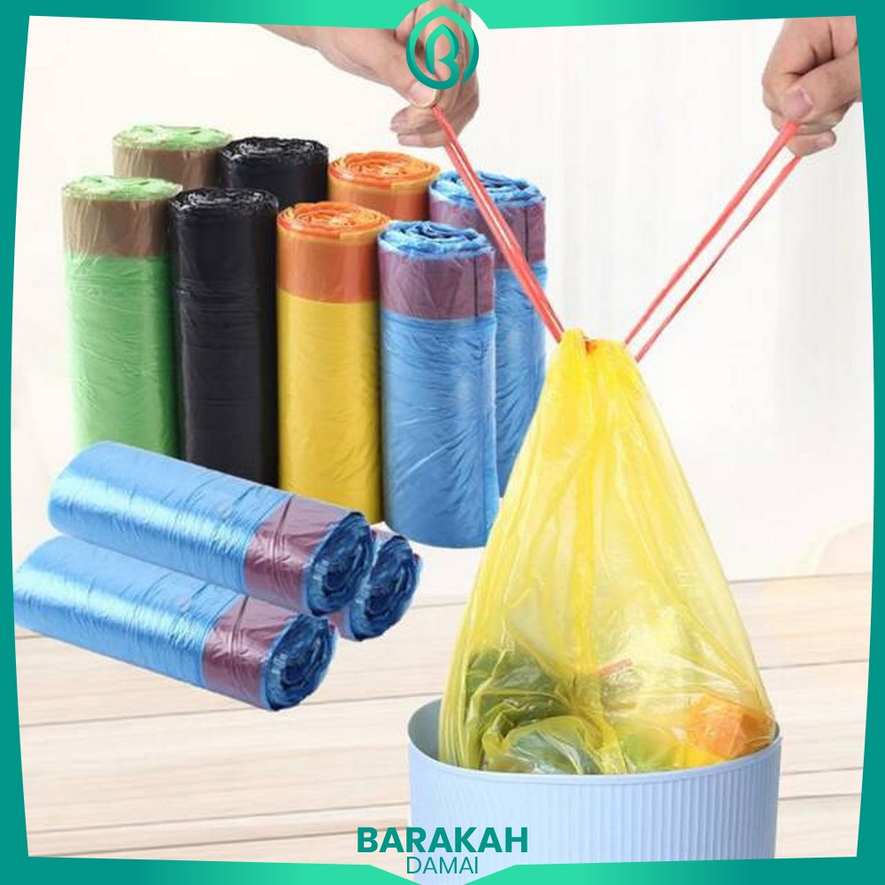 Kantong Plastik Sampah Praktis / Trash Bag Plastik Kresek Sampah Portable Trashbag Untuk Travelling 