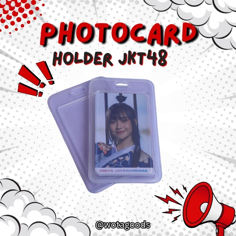 

PHOTOCARD HOLDER TRANSPARAN JKT48 - ID CARD PC PLASTIK MURAH