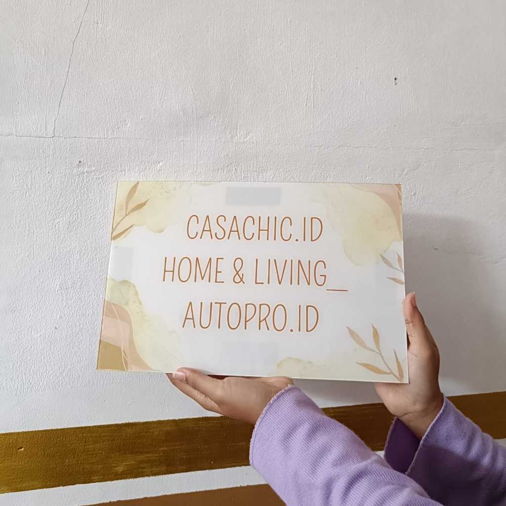 

PAPAN AKRILIK dan STIKER, PAPAN NAMA, AKRILIK CUSTOM, TULISAN AKRILIK FREE DESAIN ( A 223 )