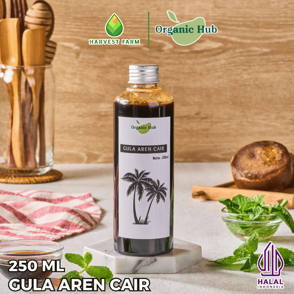 

Organic Hub Palm Sugar Liquid 100% Pure Original Gula Aren Cair Murni Premium Quality 250 ml