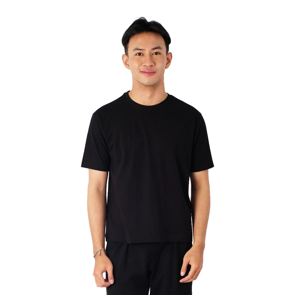 POSHBOY Kaos Polos Hitam dan Putih  Bahan Premium Original