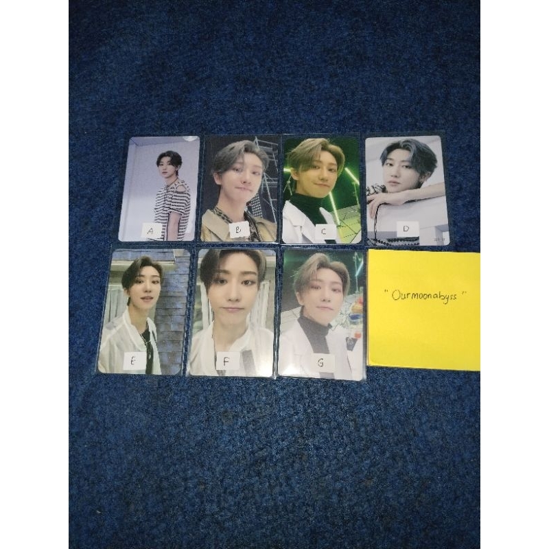 [BACA DESK] READYSTOCK PHOTOCARD OFFICIAL SEVENTEEN THE8 HAO MINGHAO LUCKY DRAW SEVENTEEN ATTACCA HM