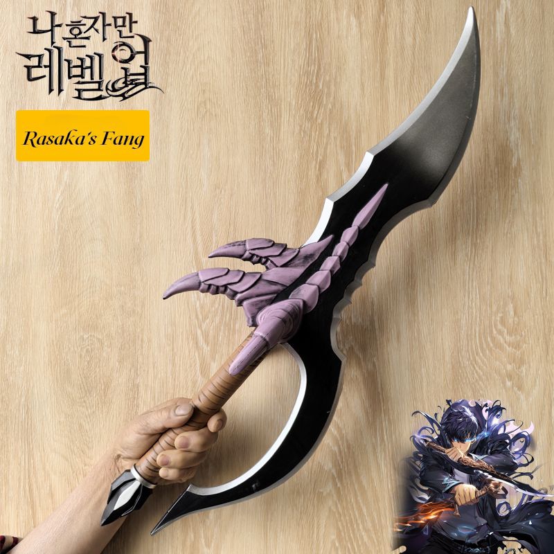 Solo Leveling Sung Jin Woo Baruka Dagger Cosplay