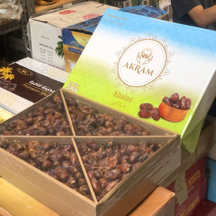 

Kurma Akram Khalas super premium kemasan 5kg