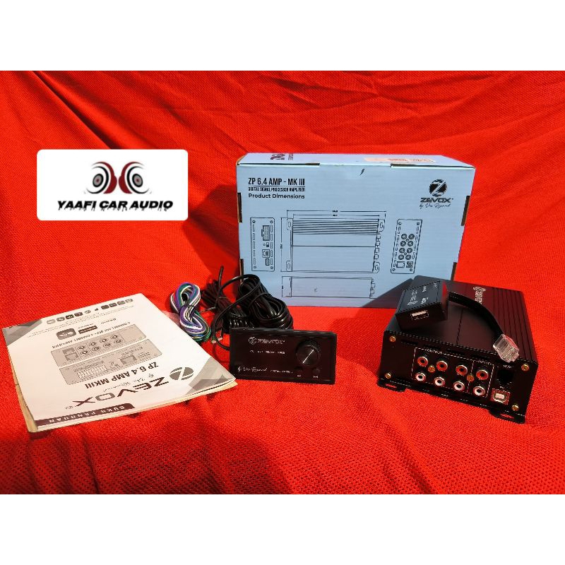 Dsp Zevox ZP 6.4 AMP MKlll 31 Band - New DSP Zevox- Yaafi car audio