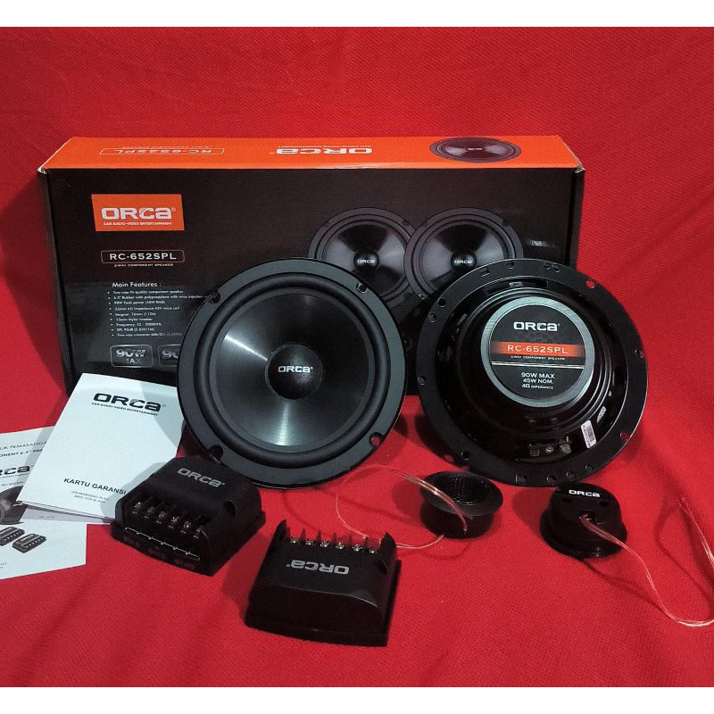 Speaker Split Orca RC 652 SPL - Split Orca 2 Way Component ORCa RC 652
