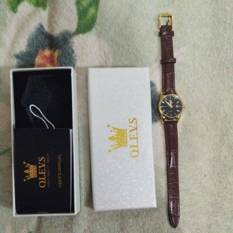 PRELOVED OLEVS Jam tangan Wanita Anti Air Original