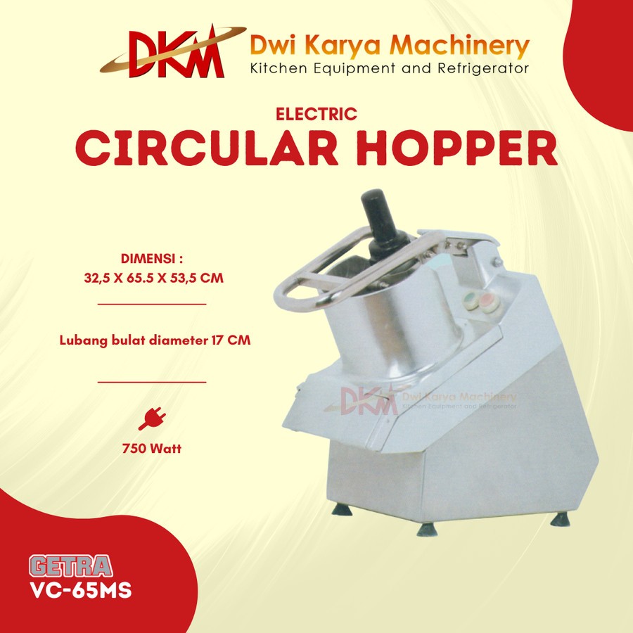 GETRA VC-65MS / VC 65MS Fruits & Vegetable Cutter (Mesin Perajang / Pemotong)