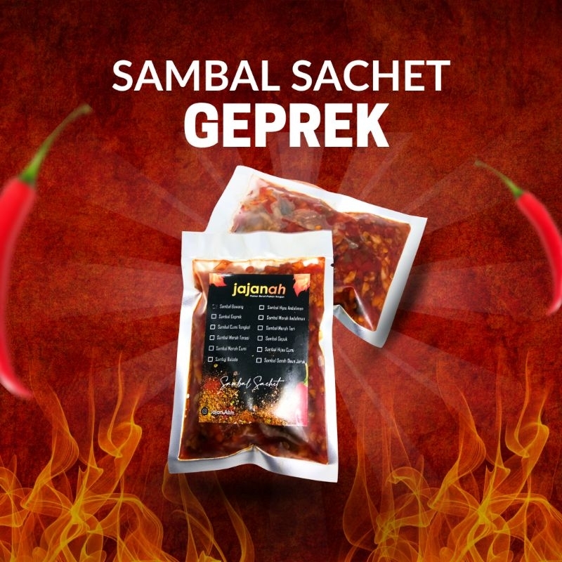 

SAMBAL SACHET GEPREK 20gr