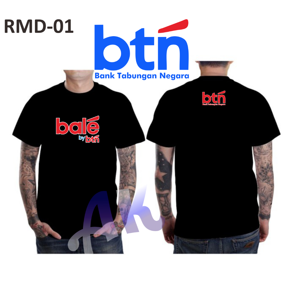 kaos murah kaos bale by btn koa bank btn untuk warna tersedia