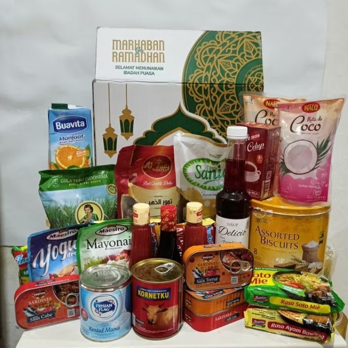 

Paket Cinta Ramadhan CR-301 Hampers Special Parcel Ramadan Gratis Kartu Ucapan Marhaban Ya Ramadhan