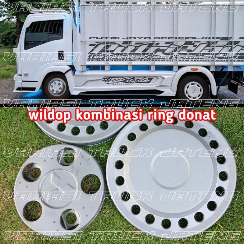 wildop truk ring 16 kombinasi ring donat 1set depan belakang