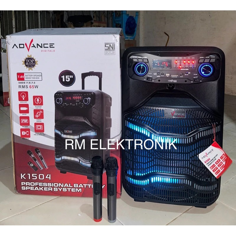 Speaker bluetooth Advance K1504 15 inch