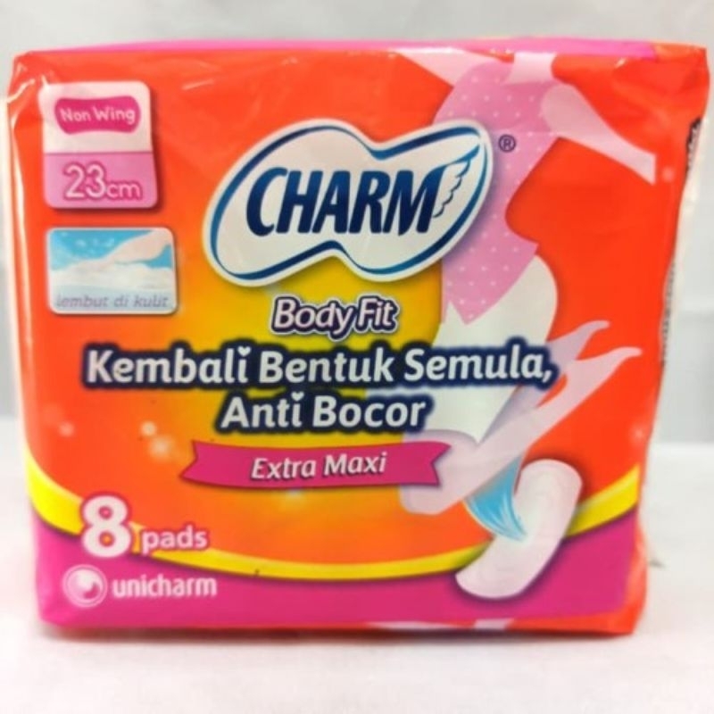 Charm pembalut 8 pads nkn wings