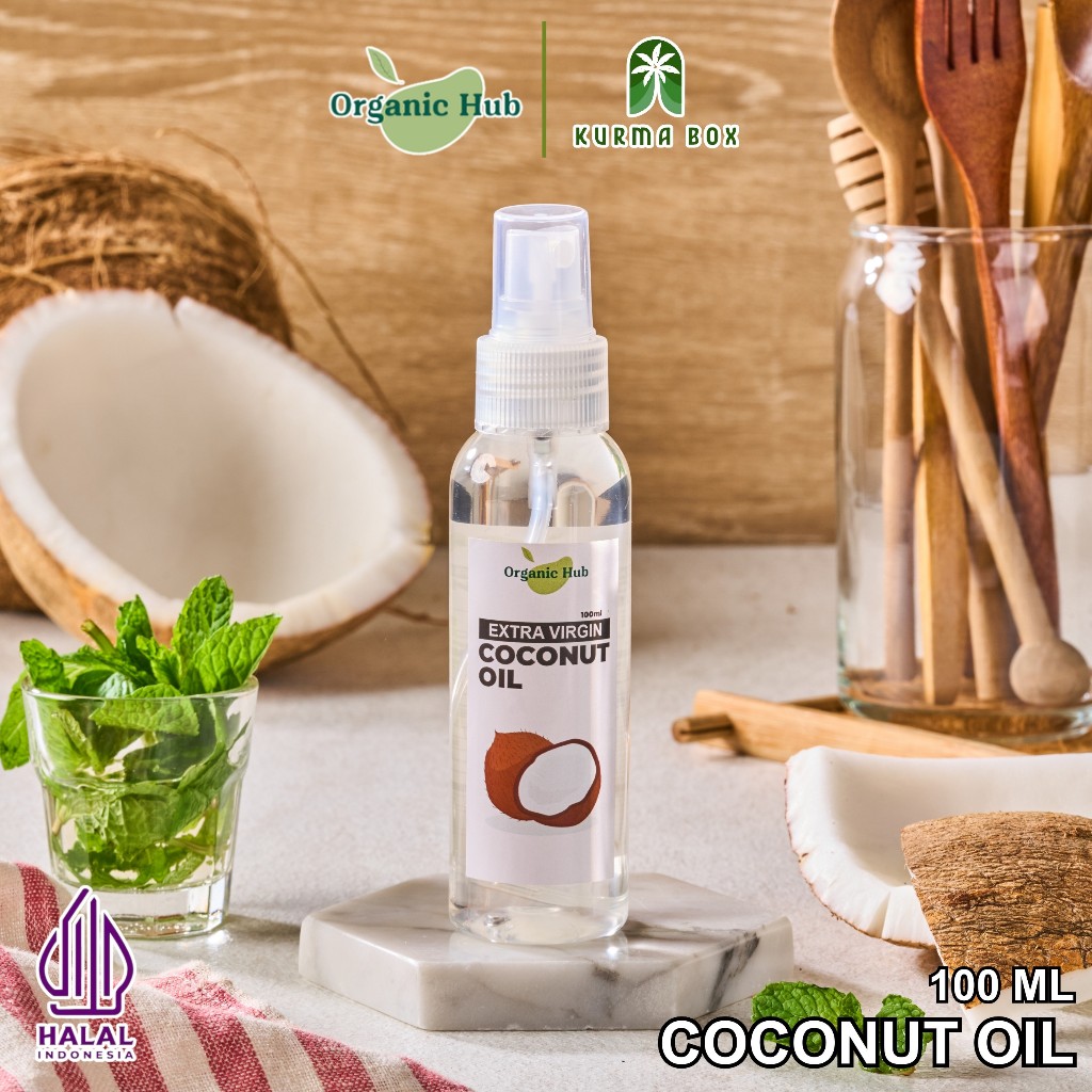 

Organic Hub Extra Minyak Kelapa EVCO Virgin Coconut Oil 100% Murni Premium Quality 100 ml