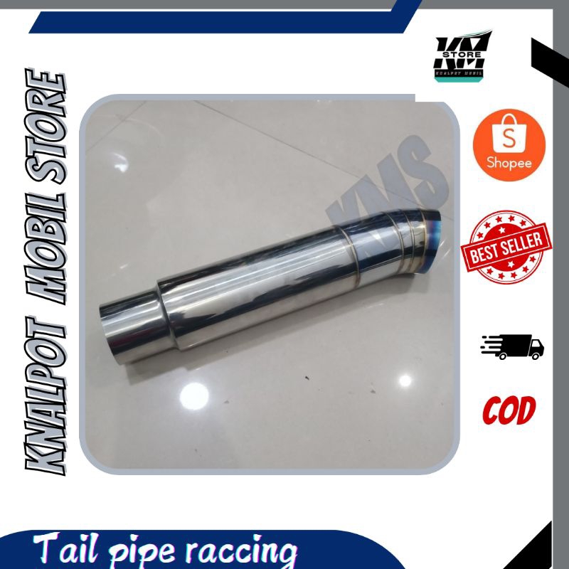 TAIL.PIPE.RACCING.ujung.biruTailpipe Knalpot Mobil JS Racing titan innova bensin/diesel panther fort