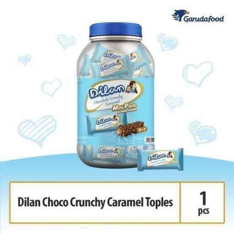 

Dilan Choco Crunchy Caramel Toples - Kue Kering Snack Makanan - Cemilan, Food, Kacang, Cookies, Crispy