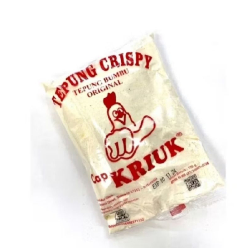 

Tepung kriuk crispy cap jempol original 1pak isi 10 bungkus(150gr)
