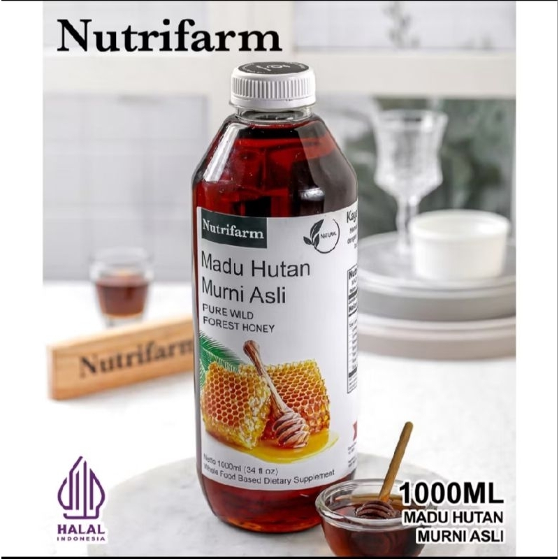 

Nutrifarm Madu Hutan Asli 1000ml