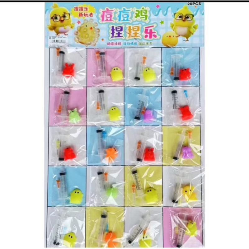 Mainan Squishy Suntik Karakter Boneka squishy