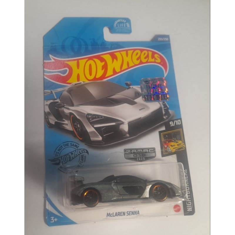 Hot Wheels Mclaren Senna Zamac Factory Sealed Card Kerut