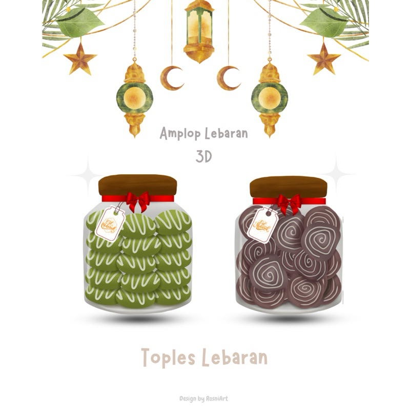 

Amplop Lebaran 3D Unik dan Elegan | Desain Tema Toples Lebaran
