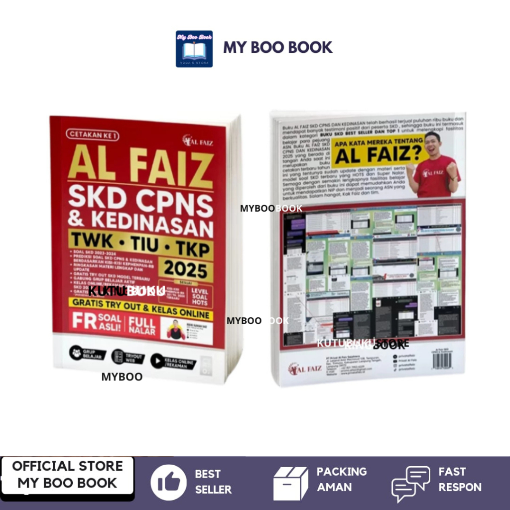 Buku AL FAIZ SKD CPNS dan KEDINASAN 2025