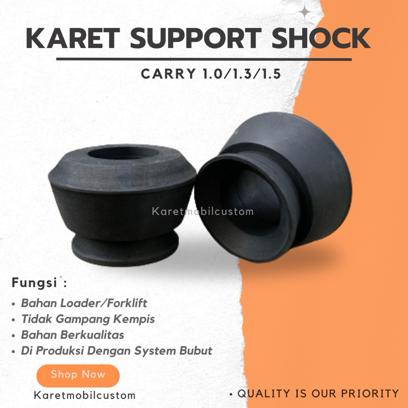 Karet Support Shock Shockbreaker Depan Mobil Carry 1.0/1.3/1.5 Harga 1Pcs/Biji