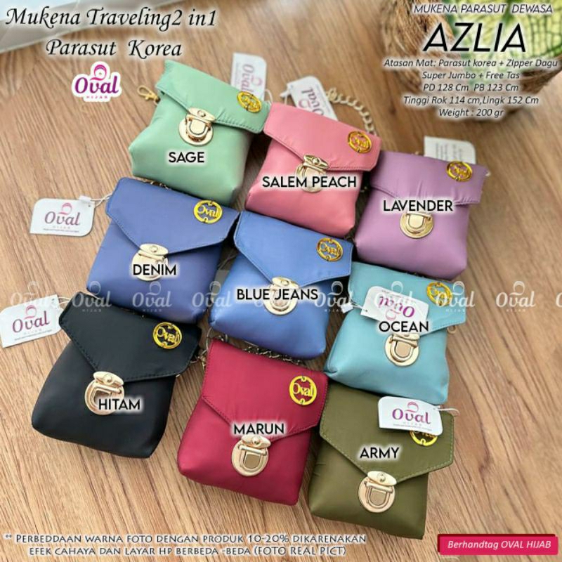 Azlia mukena premium parasut korea