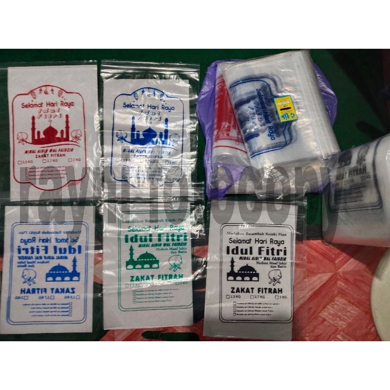 Plastik Zakat Fitrah