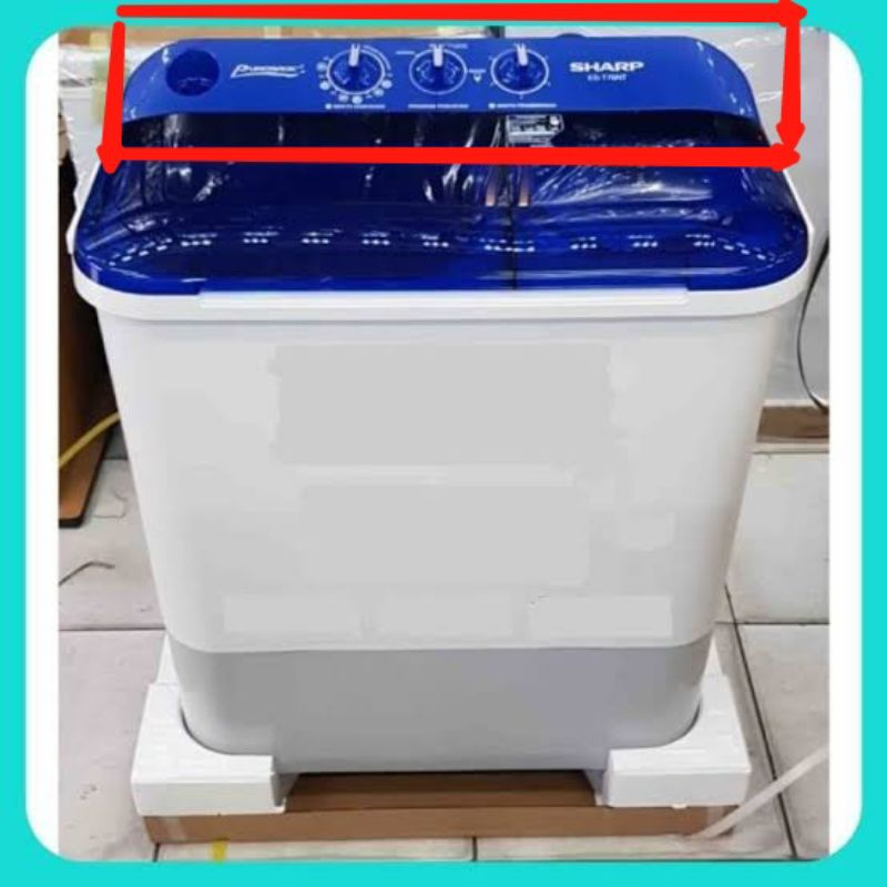 COVER KEPALA TIMER MESIN CUCI SHARP 2 TABUNG ORIGINAL TIPE ES-T65NT dan ES-T75NT