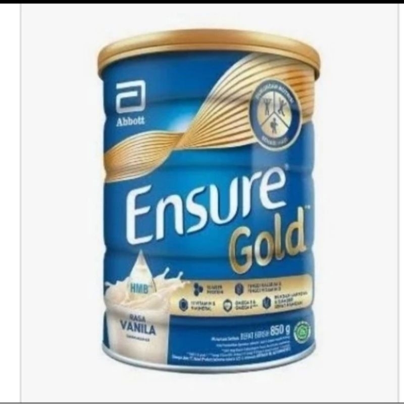 

ENSURE GOLD VANILA COKLAT 800 GRAM/ 800GR- Nutrisi Dewasa Rendah Laktosa