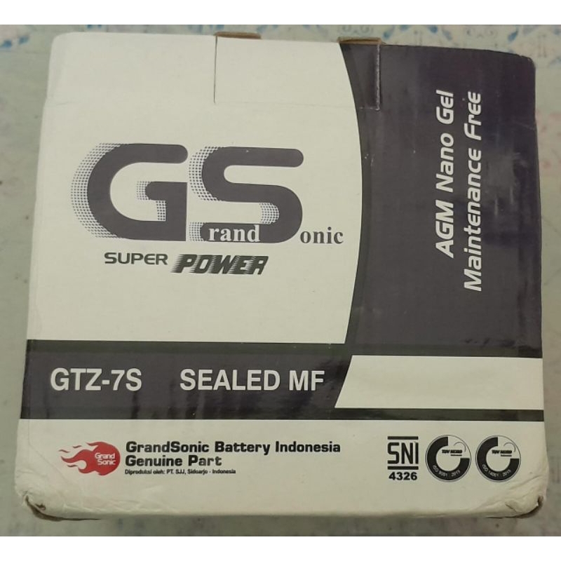 Aki Motor GS ASTRA MF GTZ7S GTZ-7S CBR 150, SATRIA FU 150, SONIC 150 R