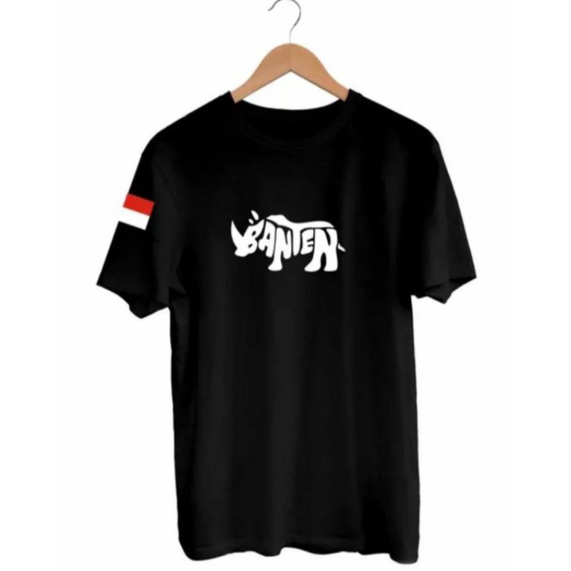 KAOS BANTEN LOGO BADAK LENGAN BENDERA