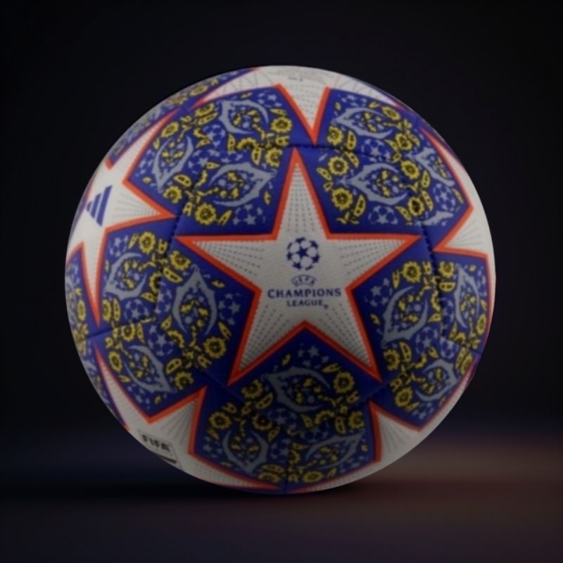 Bola Sepak Size 5 UCL Champions Istanbul Final Bola Bonus Pentilator Dan Jaring Bola