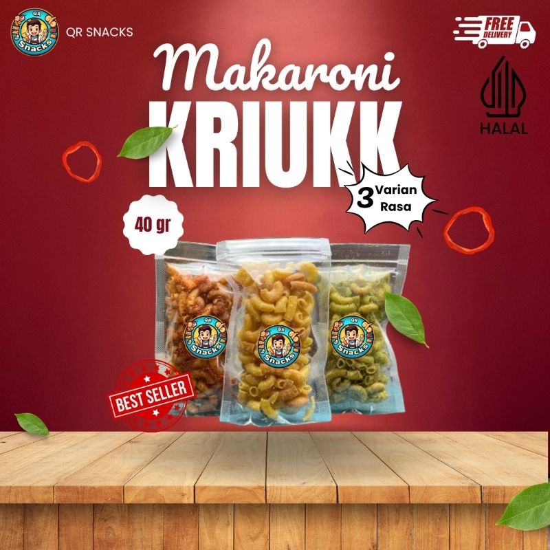 

Makaroni KRIUKK 40gr murah meriah makaroni pedas gurih asin manis cabe ijo makaroni nikmat cemilan kerupuk Snack lebaran cemilan lebaran Snack anak gratis ongkir makaroni bantet makaroni cikruh makaroni daun jeruk