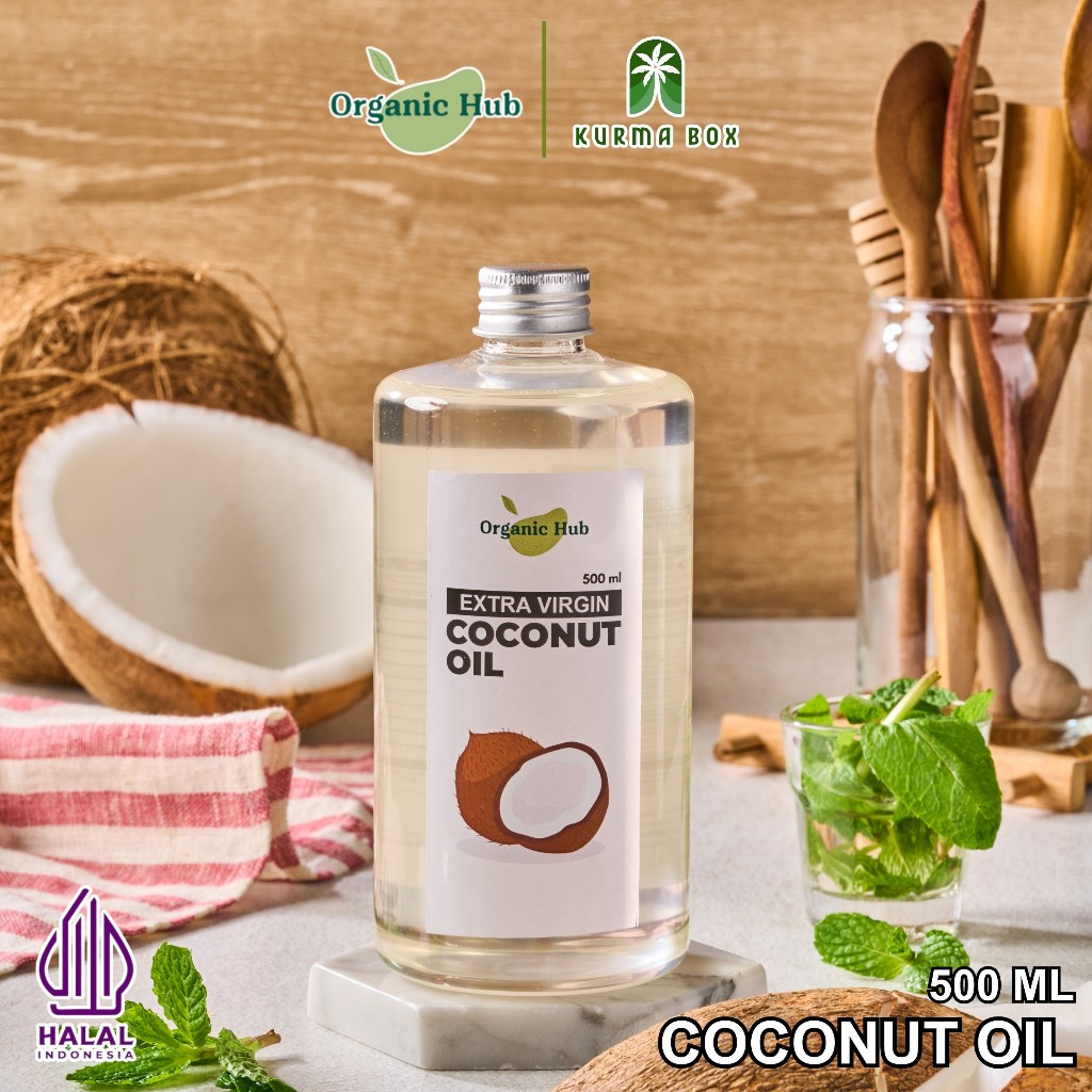 

Organic Hub Minyak Kelapa Murni Extra VCO Virgin Coconut Oil Premium Quality 500 ml
