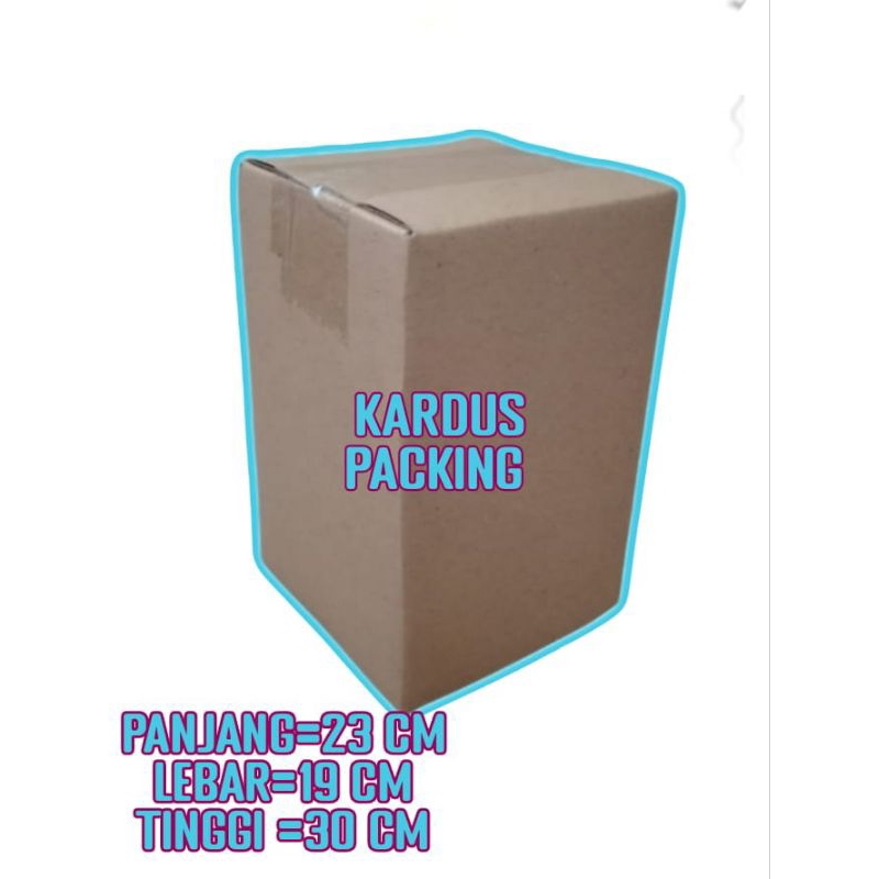 

kadus packing uk 23x19x30 kadus polos kardus sedang