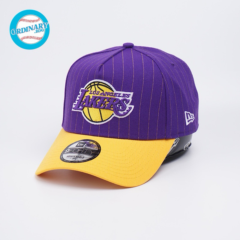 Topi New Era Original Los Angeles Lakers Pinstripe