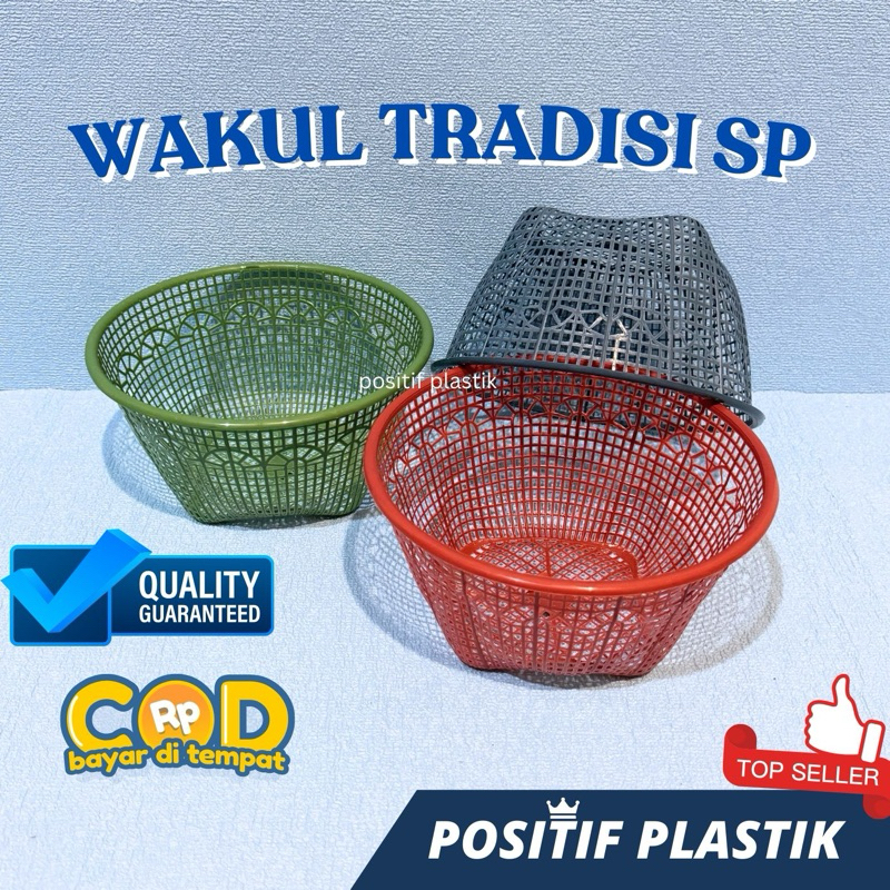 Wakul/Ceting TRADISI SP (1 lusin/12pcs) Bakul Nasi Plastik Baskom Hajatan