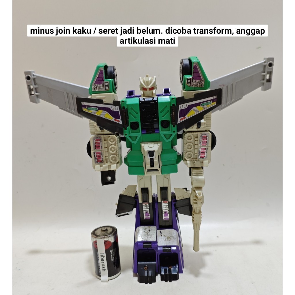 Transformers G1 Sixshot decepticon action figure vintage robot