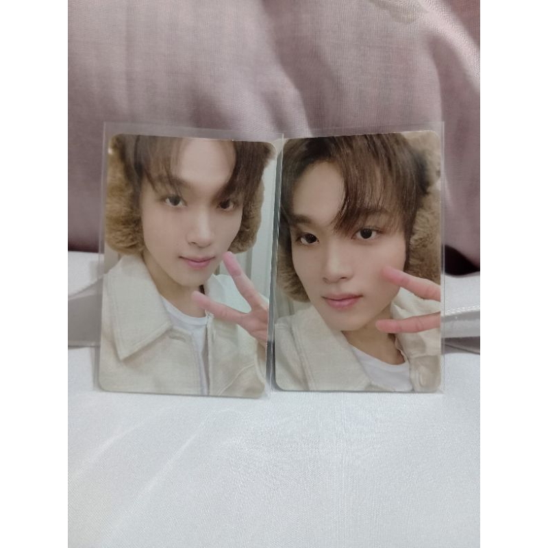 Photocard pink christmas nct dream haechan