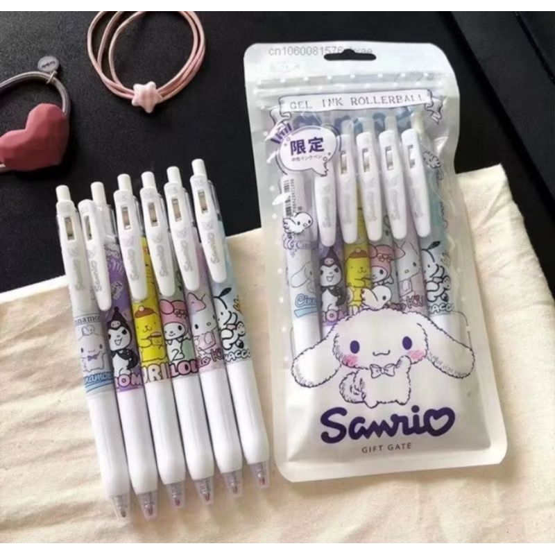 

YENYEN_ATK Sanrio Glepen/Pulpen Gel 0.5mm Mekanik Motif Kartun(HARGA 1 PCS)