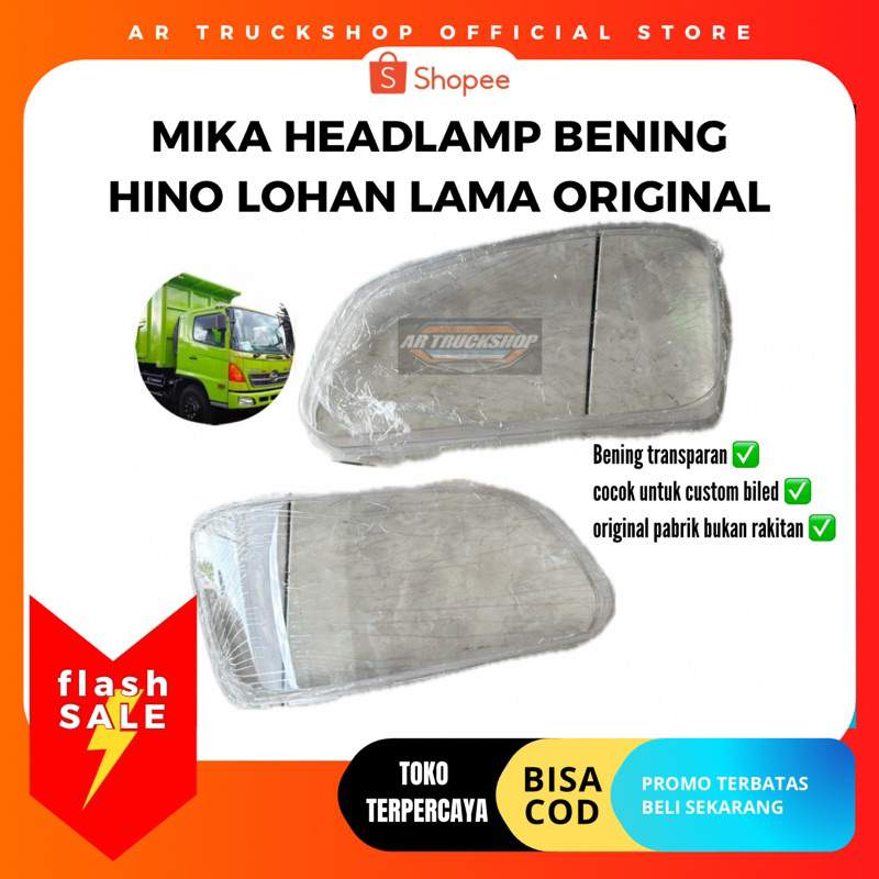 Mika Lampu Utama Hino Lohan lama hino Ti 500 Bening