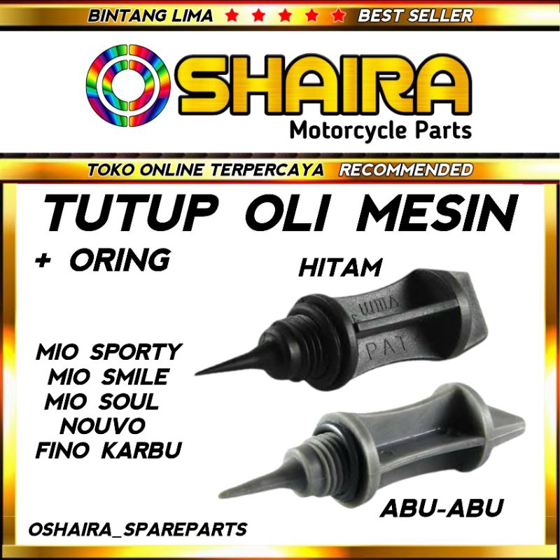 TUTUP OLI MESIN MIO SPORTY/ MIO SOUL/MIO LAMA/MIO SMILE/MIO M3/ TUTUP OLI MESIN ATAS MIO TUTUP OLI M