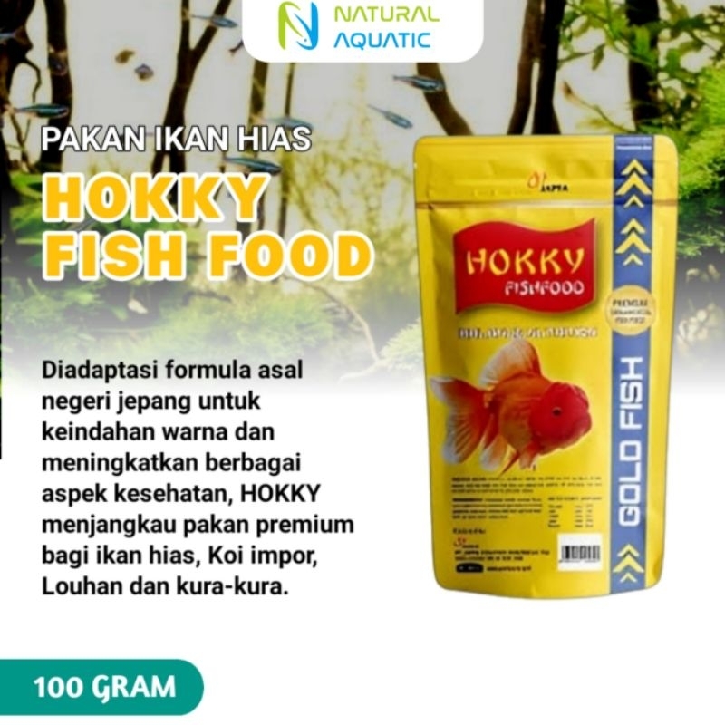 Pakan Ikan Hias Hokky 100 Gram | Pelet Ikan Hias Hokky Koki
