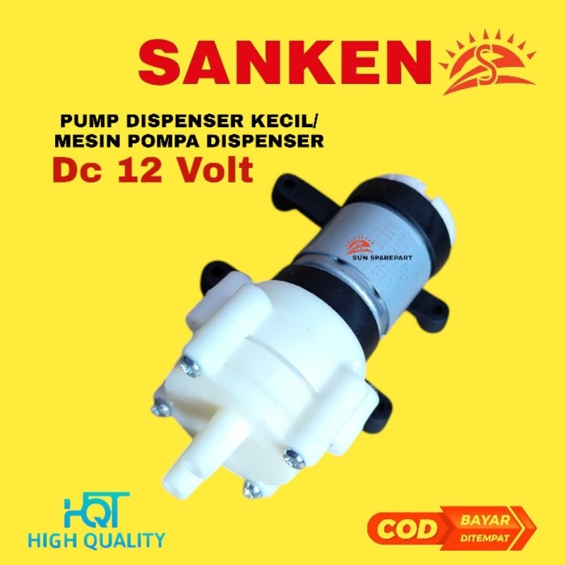 Dinamo Dispenser/Pump dispenser kecil 12 volt/mesin Dispenser kecil pomp air  SANKEN